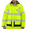 Carhartt Jacket: Mens 100787 323 Brite Lime High Viz Class 3 Sherwood Jacket
