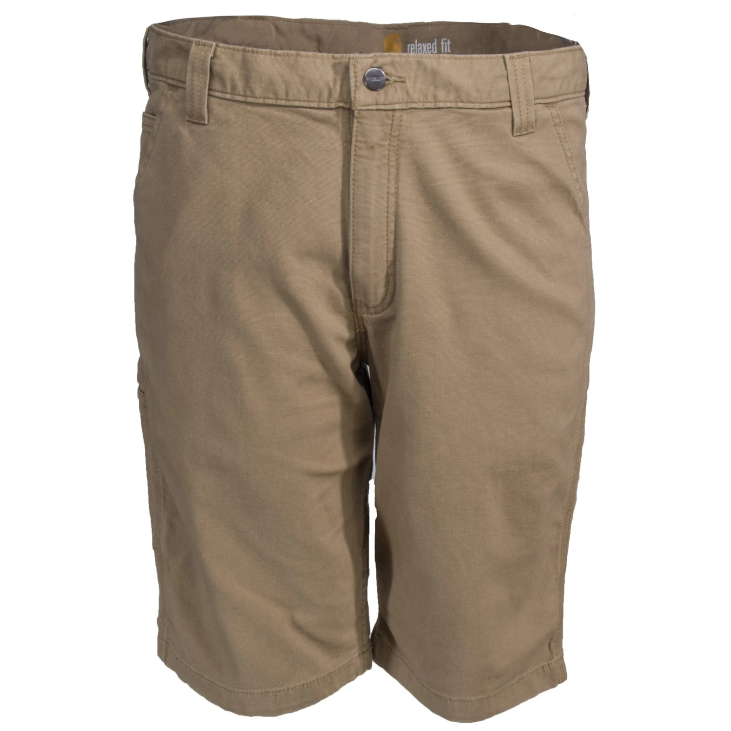Carhartt Shorts: Men's Rugged Flex Dark Khaki 103110 253 13-Inch Shorts - Image 2