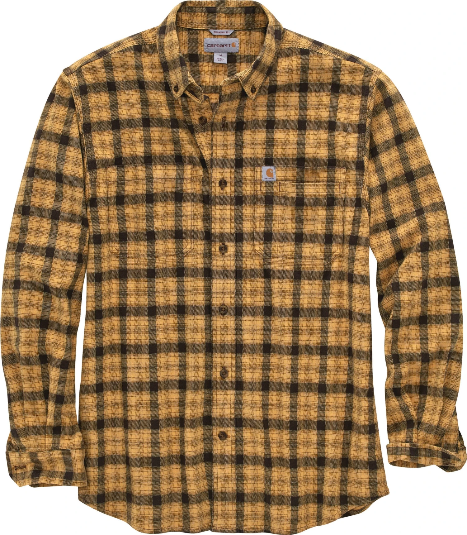 Carhartt Shirts: Men's 104448 Y11 Yellowstone Relaxed Fit Flannel Plaid Shirt