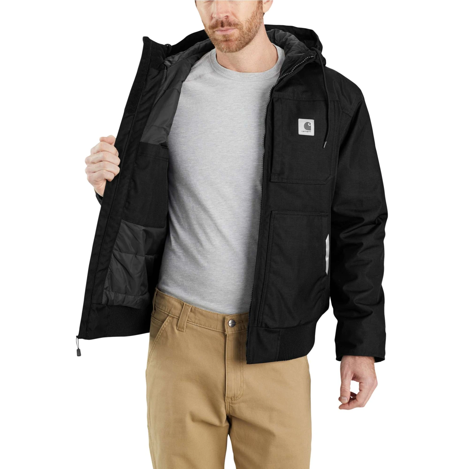 Carhartt Jackets: Men's 104458 N04 Black Yukon Extreme Jacket - Image 5