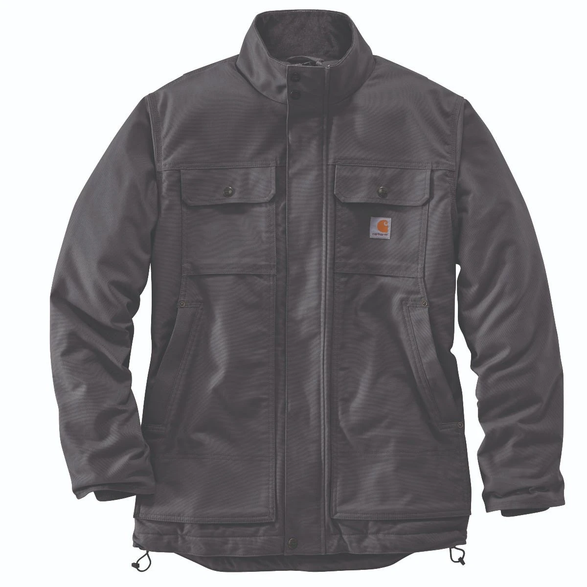Carhartt Coat: Men's 104468 029 Shadow Full Swing Quick Duck Insulated Traditional Coat