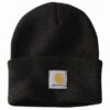 Carhartt A18 BLK Black Acrylic Watch Cap