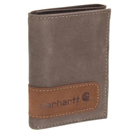Carhartt Wallets: Two Tone Brown B000021620299 Leather Trifold Wallet - Image 2