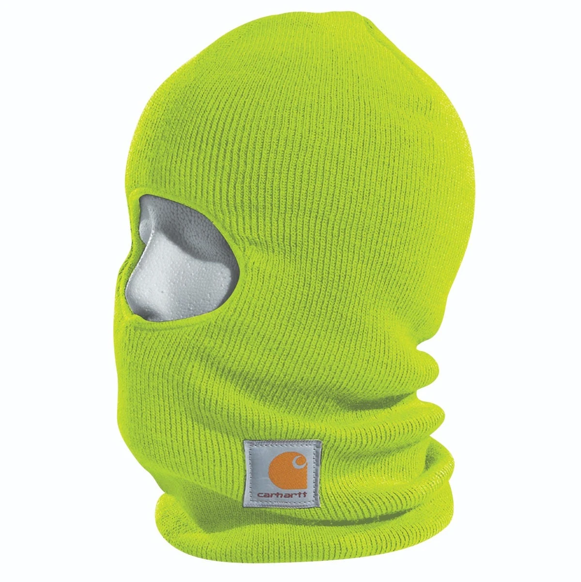 Carhartt Masks: A161 BLM Brite Lime Acrylic Knit Winter Face Mask