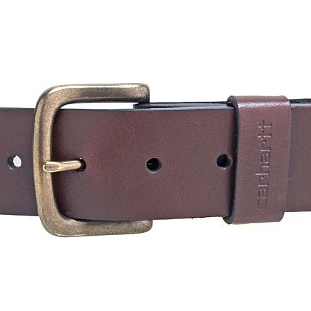 Carhartt Belts: Men's Brown A000550920 Journeyman Cowhide Leather Belt - Image 2