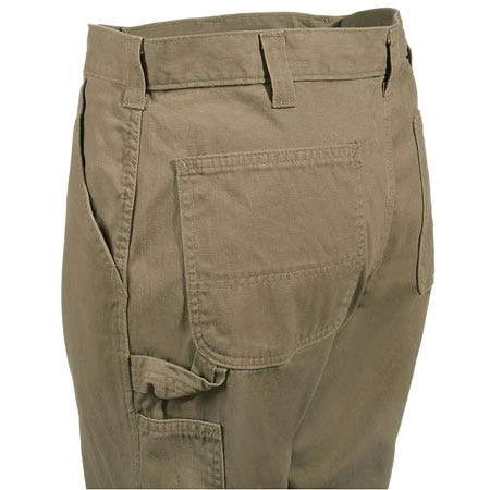 Carhartt Pants: Men's B324 DKH Dark Khaki Relaxed Fit Cotton Pants - Image 3