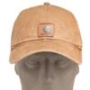 Carhartt Caps: Men's 100289 211 Brown Cotton Canvas Baseball Cap
