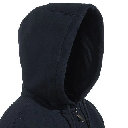 Carhartt Sweatshirts: Men's Black 100614 001 Zip Front Rain Defender Hooded Sweatshirt - Image 4