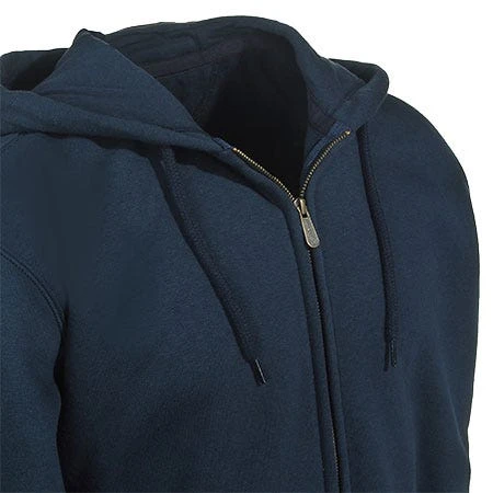 Carhartt Sweatshirts: Men's Navy Blue Water Repellent 100614 472 Zip Sweatshirt - Image 2
