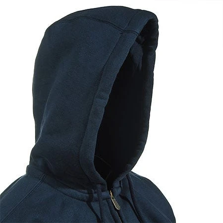 Carhartt Sweatshirts: Men's Navy Blue Water Repellent 100614 472 Zip Sweatshirt - Image 4