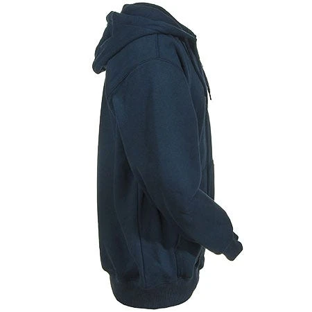 Carhartt Sweatshirts: Men's Navy Blue Water Repellent 100614 472 Zip Sweatshirt - Image 5