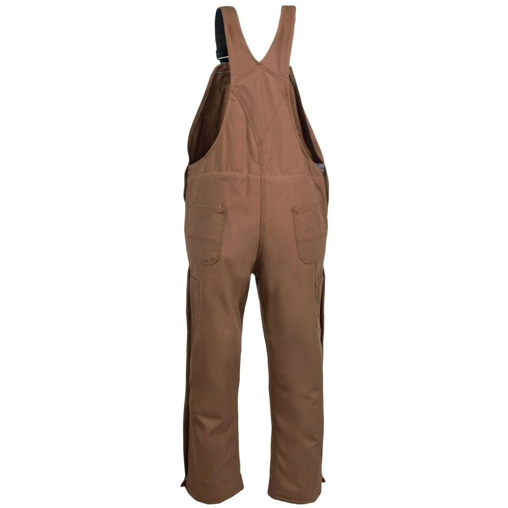 Carhartt Overalls: Men's 101626 211 FR Quilt Lined Cotton Duck Bib Overalls - Image 3
