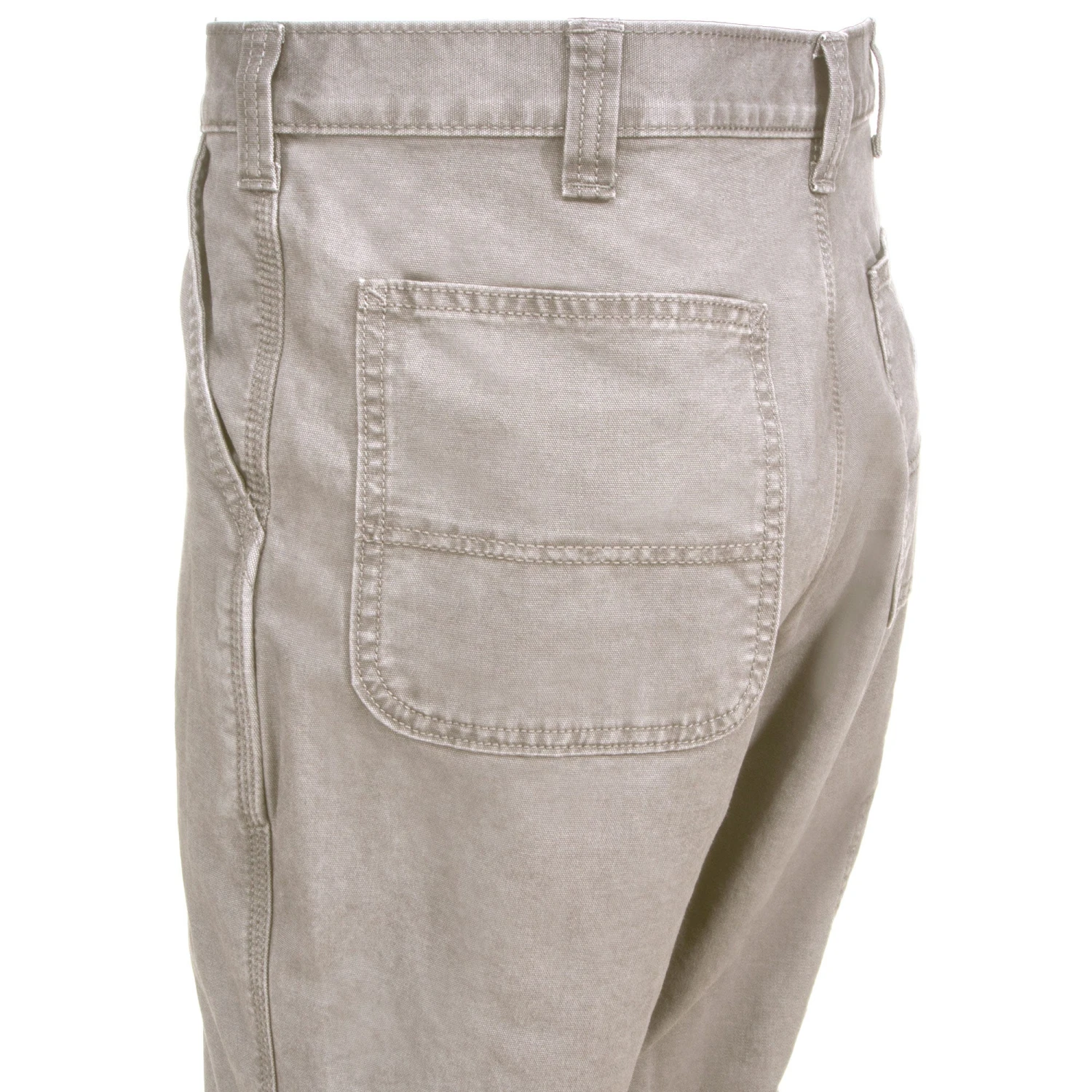 Carhartt Pants: Men's 102291 232 Tan Rigby Rugged Flex Dungarees - Image 3