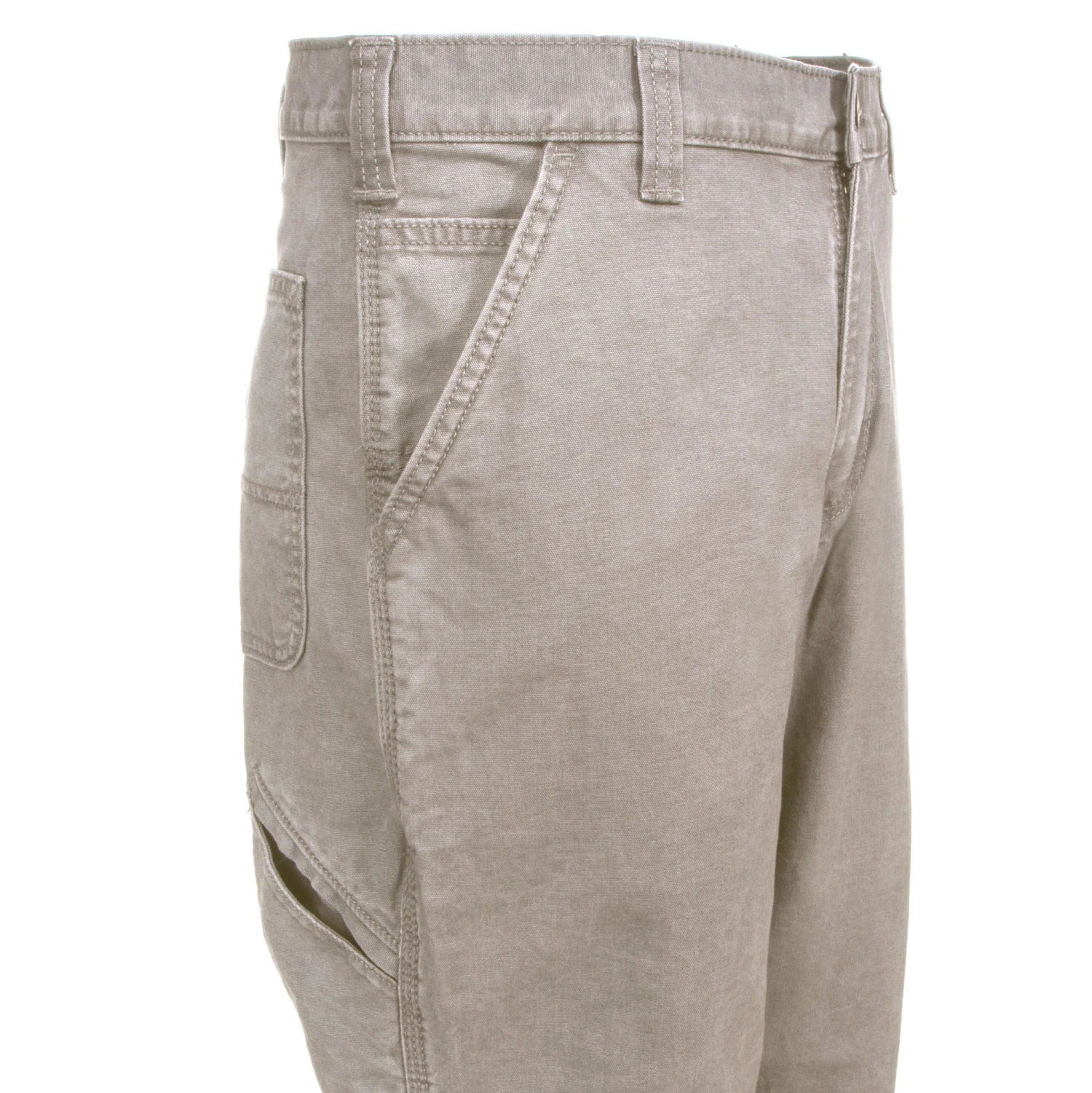 Carhartt Pants: Men's 102291 232 Tan Rigby Rugged Flex Dungarees - Image 4