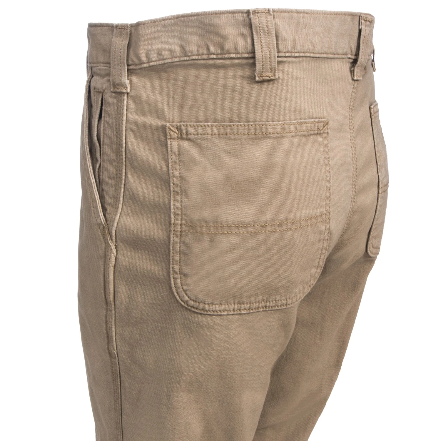 Carhartt Pants: Rugged Flex Men's Rigby 102821 253 Dark Khaki Pants - Image 3
