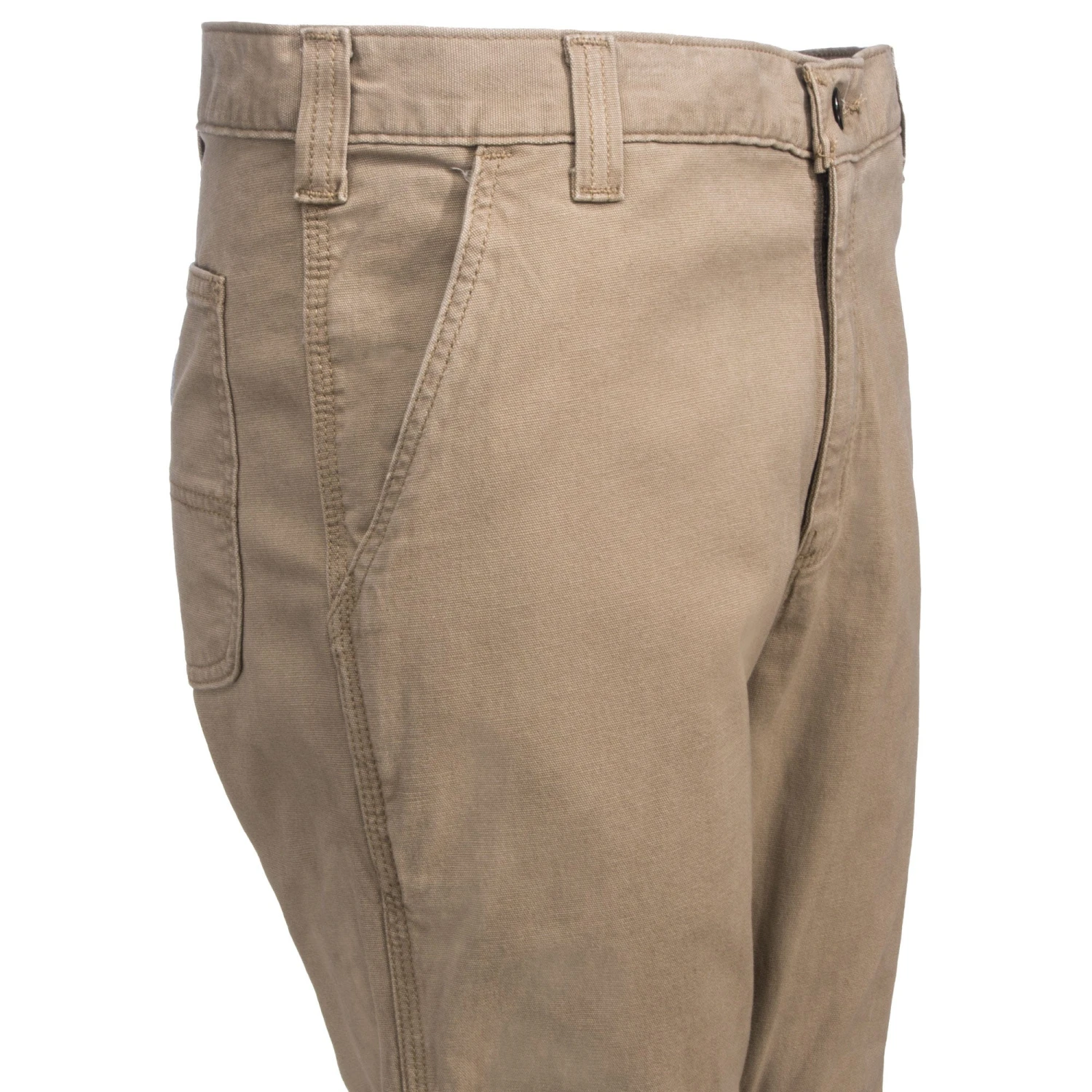 Carhartt Pants: Rugged Flex Men's Rigby 102821 253 Dark Khaki Pants - Image 4
