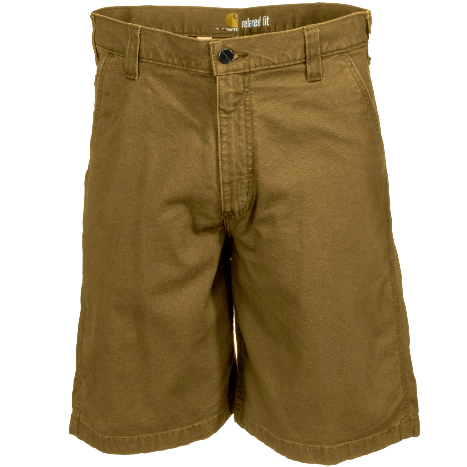 Carhartt Shorts: Men's 102514 918 Rigby Rugged Flex Hickory Brown Canvas Work Shorts - Image 2