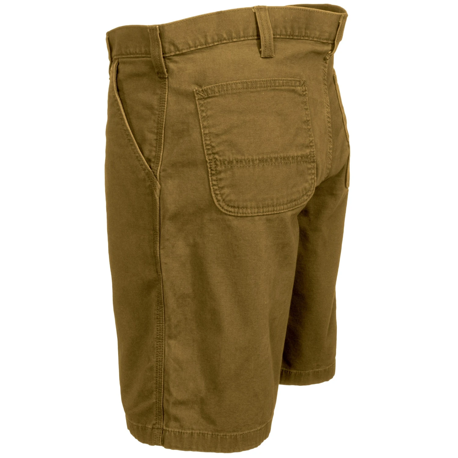 Carhartt Shorts: Men's 102514 918 Rigby Rugged Flex Hickory Brown Canvas Work Shorts - Image 3