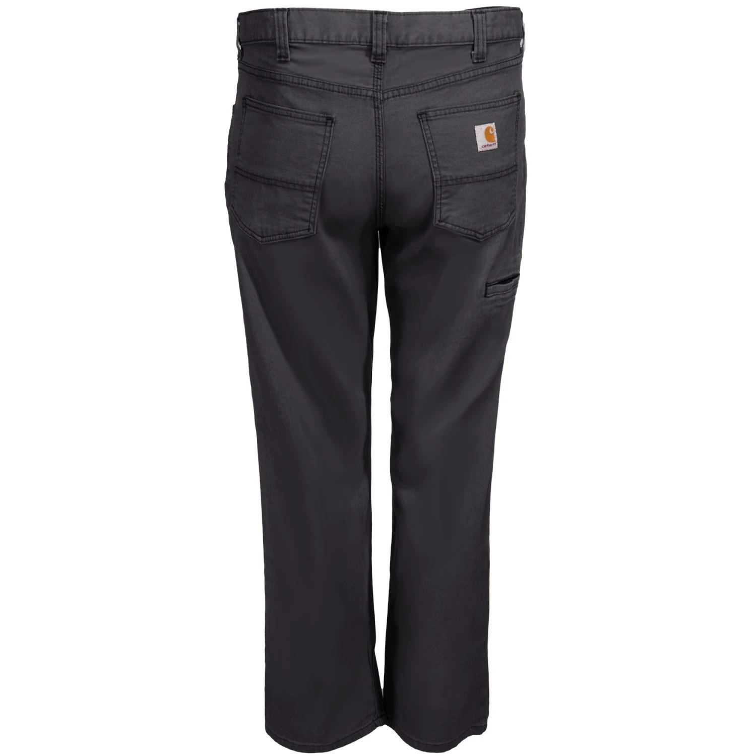Carhartt Pants: Men's 102517 039 Gravel Grey Rugged Flex Rigby Five-Pocket Canvas Work Pants - Image 4