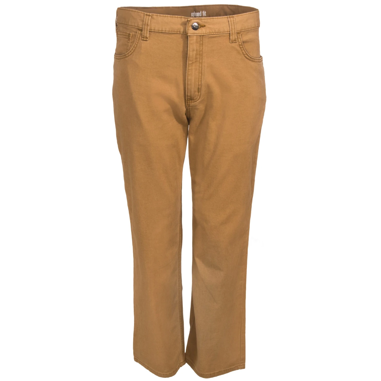 Carhartt Pants: Men's 102517 918 Brown Hickory Rigby Rugged Flex Canvas Five-Pocket Pants - Image 2