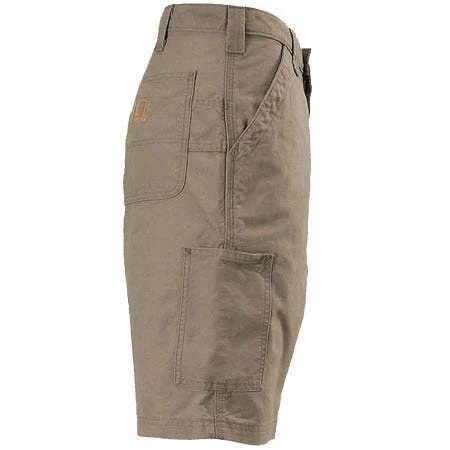 Carhartt Shorts: Men's Light Brown B147 LBR Cotton Canvas Work Shorts - Image 4