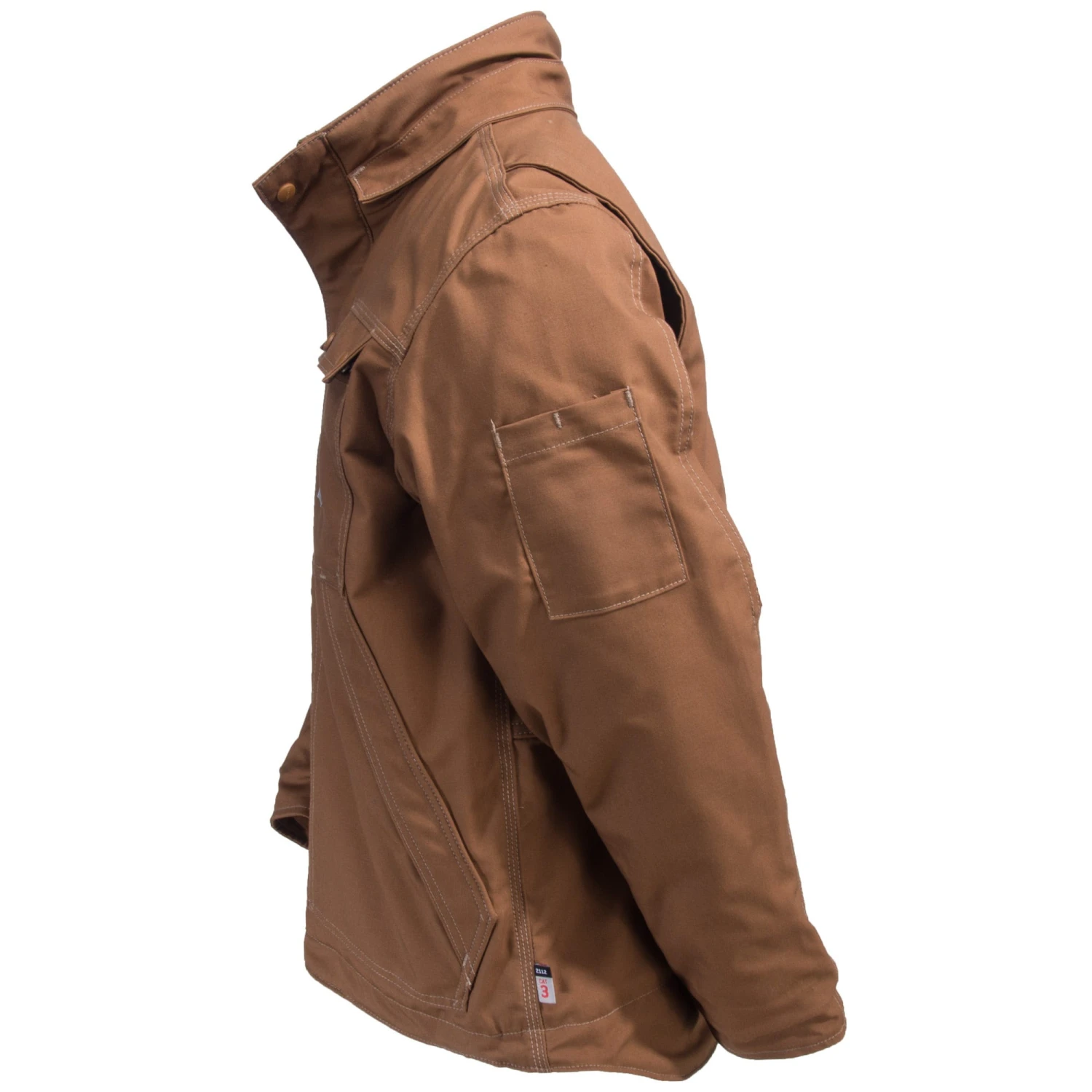 Carhartt Coats: Men's Brown 102182 211 FR Full Swing Quick Duck Coat - Image 5