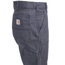 Carhartt Pants: Rugged Flex Rigby Men's Grey Double-Front 102802 029 Pants