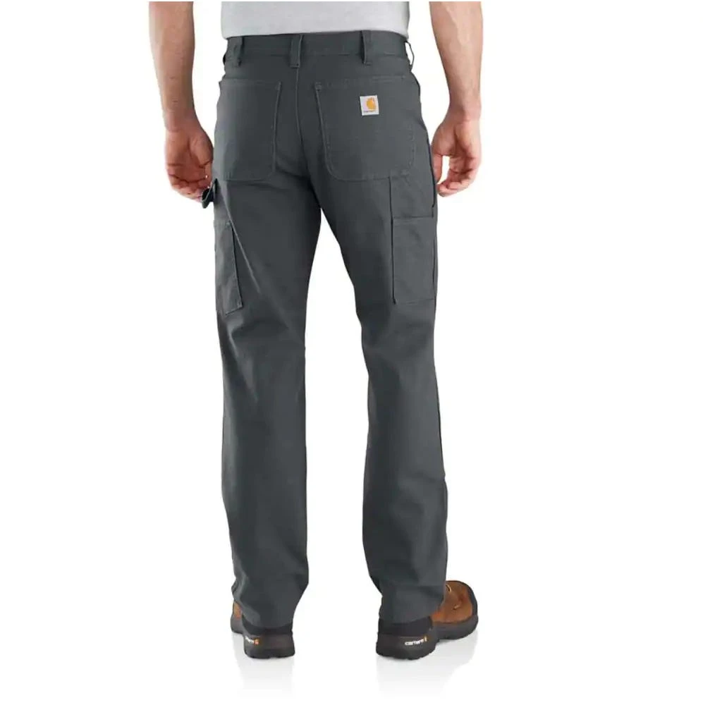 Carhartt Pants: Men's 103334 029 Shadow Rugged Flex Relaxed Fit Duck Double-Front Utility Work Pant - Image 2