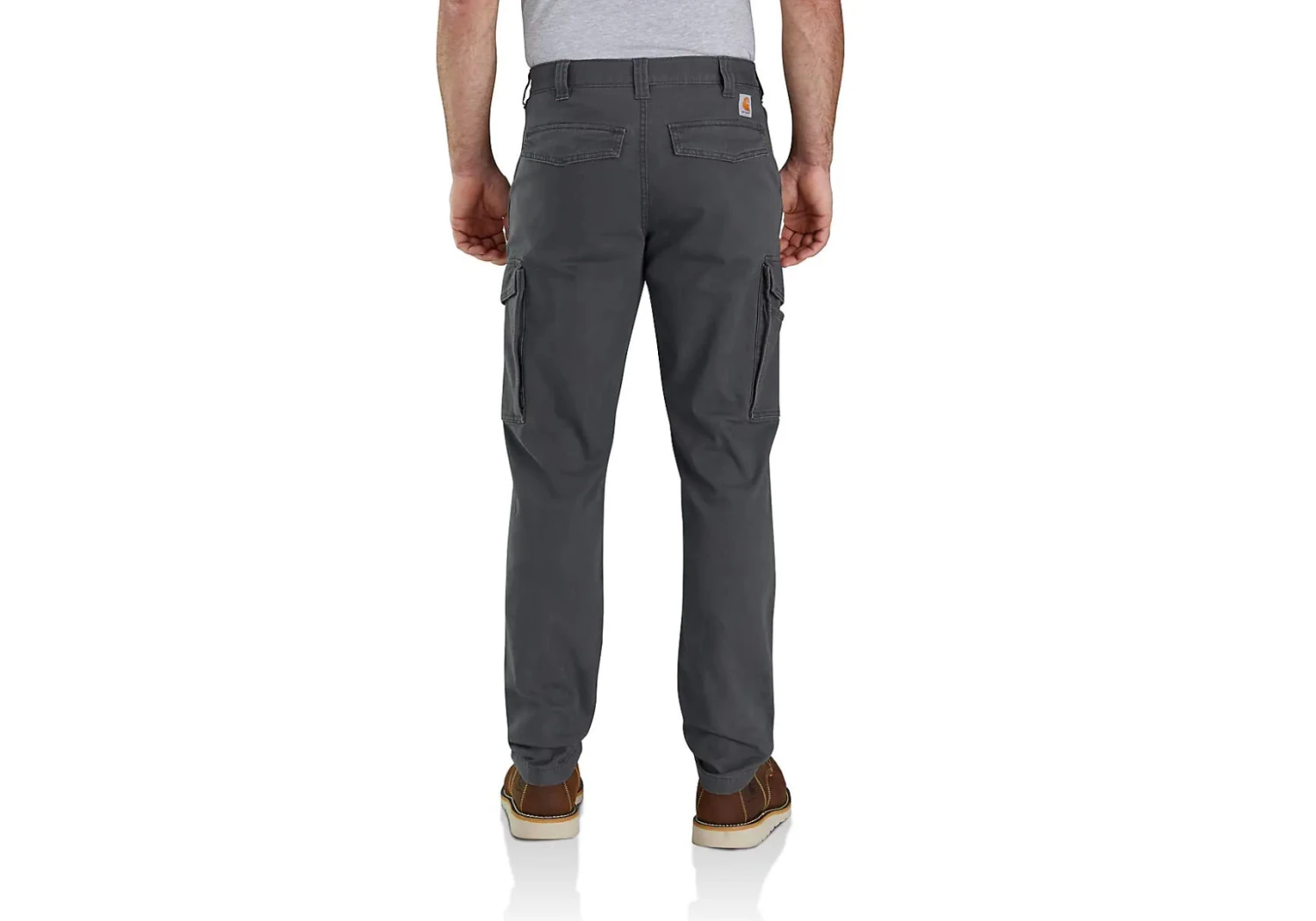 Carhartt Pants: Men's 103574 029 Rugged Flex Relaxed Fit Canvas Cargo Work Pant - Image 4