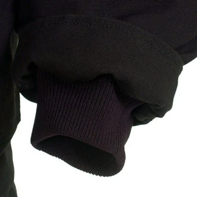 Carhartt Coats: Men's Black C003 BLK Arctic Quilt Lined Traditional Duck Coat - Image 3