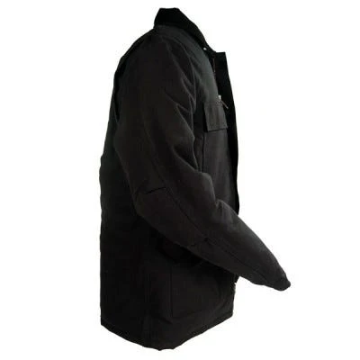 Carhartt Coats: Men's Black C003 BLK Arctic Quilt Lined Traditional Duck Coat - Image 4