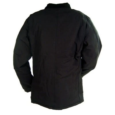 Carhartt Coats: Men's Black C003 BLK Arctic Quilt Lined Traditional Duck Coat - Image 5