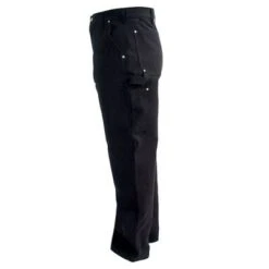 Carhartt Pants: Men's B01 BLK Black Cotton Duck Carpenter Pants