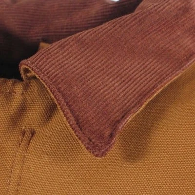 Carhartt Coats: Men's C003 BRN Brown Traditional Arctic Duck Coat - Image 2