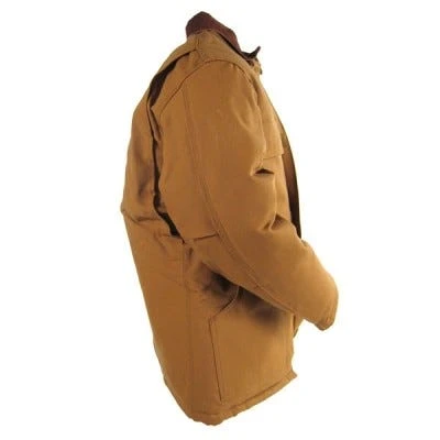 Carhartt Coats: Men's C003 BRN Brown Traditional Arctic Duck Coat - Image 6